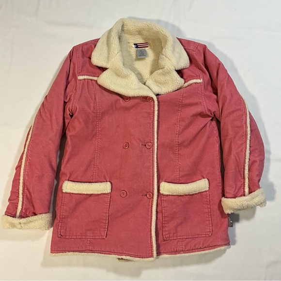 Free Country Coat XL Corduroy with Sherpa Cream Lining - Picture 3 of 9